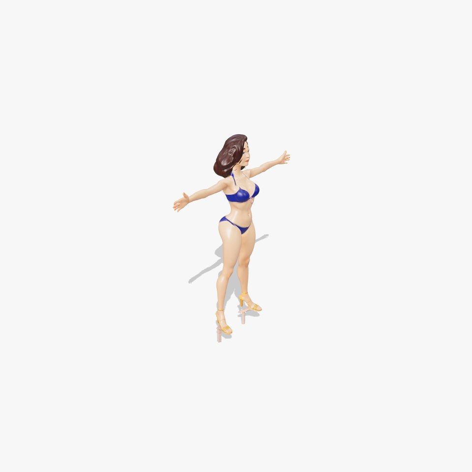 Stylish Bikini Pose model pack